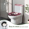 thumbnail image 4 of HELLHERO Panda Toilet Seat Cover of 2-Piece Stretch Bathroom Toilet Cozy Set Easy to Clean Bathroom, 4 of 7