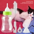 thumbnail image 2 of Juego de 4 biberones de silicona transparentes y duraderos para mascotas, perros y gatos, 60 ml, 2 of 11