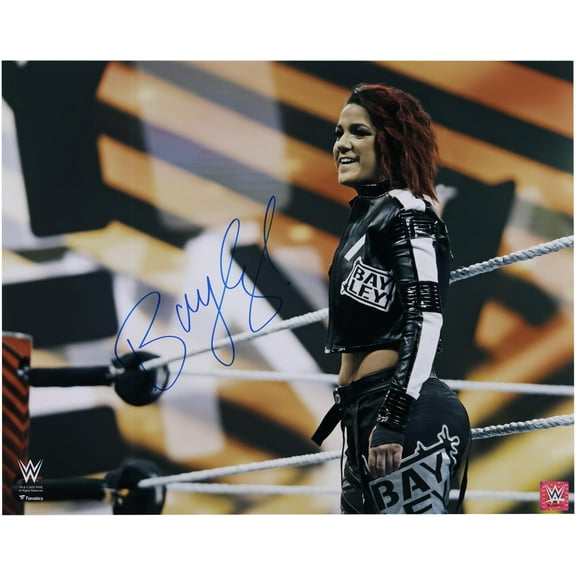 Bayley WWE Autographed 16" x 20" Standing on Apron Photograph - Fanatics Authentic Certified
