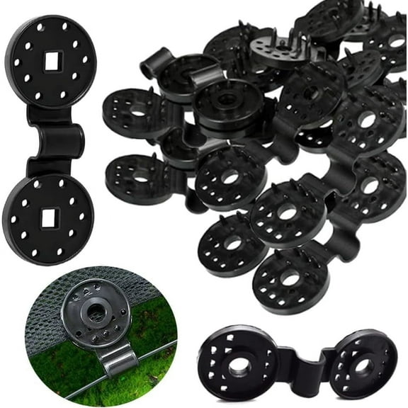 2025 New Shade Cloth Heavy Duty Lock Grip, 100 Pcs Shade Cloth Plastic Clips Windproof Awning Clamp Grip, Greenhouse Shade Fix Clamp Tent Clips for Garden Netting Sun Shade Net
