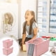 thumbnail image 1 of Plastic Laundry Basket-With Silvery Handle-Collection And Transport Clothing Board Laundry Basket-Suitable For Families And Dorms-Can Also Organize Toys, 1 of 8