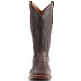 thumbnail image 3 of FERRINI Men's Belly Caiman Dakota Toe Boots, Color: Chocolate, Size: 9.5-D, 3 of 6