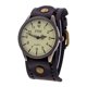 thumbnail image 2 of Reloj de pulsera Salvador Retro Cuero Negro, 2 of 8