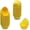 Yellow, variant on Brown Mini Cupcake Liners Natural Greaseproof Paper Muffin Baking Cups, 500-Count