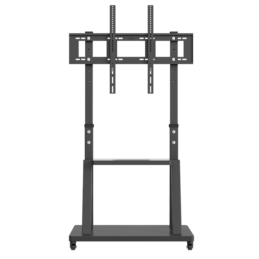 Wisfor 32-100" Rolling Floor TV Stand Height Adjustable TV Mount Bracket,176lb Loading,800X600mm VESA