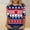 Multicolor, variant on Cavosen Red White and Blue Tops for Women 4th of July 3/4 Sleeve Crewneck Tops American Flag Print T Shirts Lady XL Red White and Blue Casual Tops Patriotic Tunic Tees 2025 Patriotic Clothes
