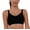 Black, variant on Wireless Bra for Women Push Up Smooth Bras Seamless Comfortable Soft Bralattes Supportive T Shirt Full Coverage Black M
