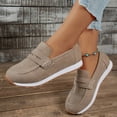 thumbnail image 2 of Women's Casual Loafers Comfortable Slip On Suede Walking Shoes Wide Toe Box Non Slip Lightweight Dress Shoes, 2 of 8