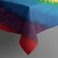 thumbnail image 3 of Colorful Tie Dye Pattern Rectangle Tablecloth 60"x84",Waterproof Polyester Rectangle Table Cloth, Wipeable Spillproof Polyester Tablecloth for Dining, Camping, Indoor and Outdoor, 3 of 5