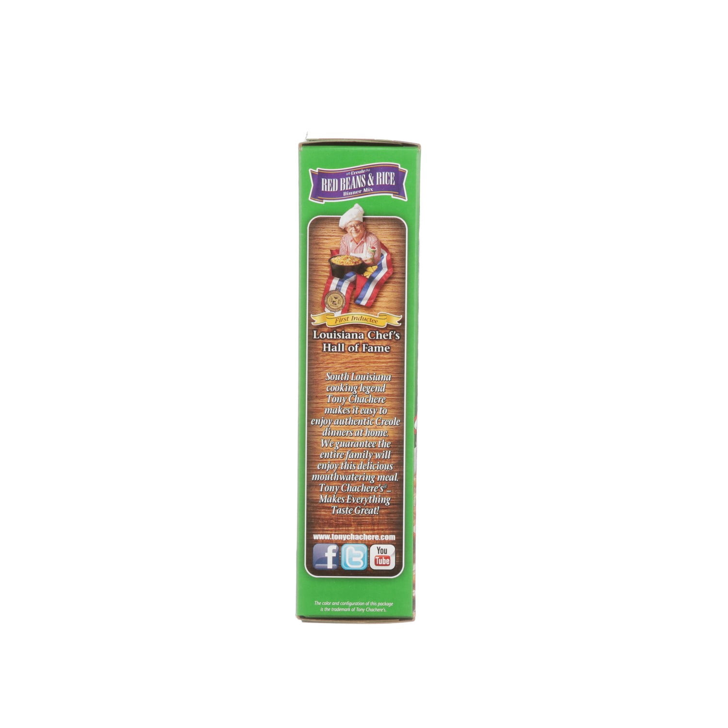 Tony Chachere’s, Rice, Dinner Mix, Cajun, Red Beans and Rice, 7 oz, Shelf-Stable