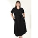 thumbnail image 4 of Vestido camisero con cinto Roman Fashion /Tallas Extras, 12751 (Negro) negro 38, 4 of 6