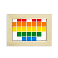 thumbnail image 1 of Rainbow Gay Lesbian pequeña caja corazon Escritorio de madera Arte Pintura 5x7 pulgadas marco de foto foto, 1 of 4