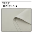 thumbnail image 6 of NICETOWN Solid Blackout Window Curtain, Room Darkening Window Treatment Grommet Drapes for Living Room, W55 x L86, Bone White, Set of 2, 6 of 7