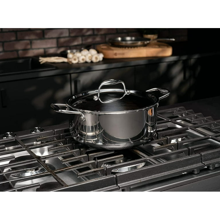  HexClad 2 Piece Hybrid Stainless Steel Cookware Set