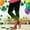 Green, variant on Blmnix St. Patrick Women Pants Flat Front Yoga Pants Sweatpants Green 7/8th Slim-Leg High Womens Pants Trendy,XXL