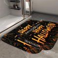 thumbnail image 2 of 1pc Happy Halloween Absorbent Non-Slip Bathroom Thickened Flannel Rug Decor,Soft,Quick Drying,Suitable For Indoor/outdoor Use,Bathrooms,Bedrooms,Kitchens,Terrace,Laundry Rooms,16"x24", 2 of 9