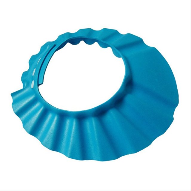 Gorro de ducha de baño seguro para bebés y niños, champú, protector de ojos a prueba de salpicaduras, Escudo de lavado de cabello para bebés