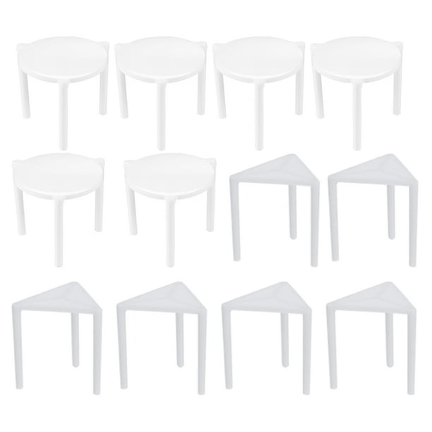EeaseMX 200 soportes para pizza, protectores de pizza (blancos)