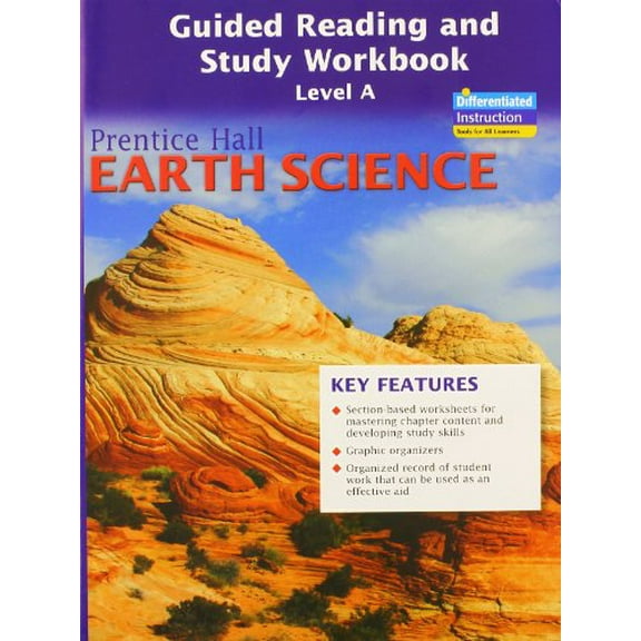 Pre-Owned Prentice Hall Earth Science Guided Reading and Study Workbook, Level A, Se (Paperback) 0133627616 9780133627619
