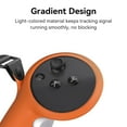thumbnail image 2 of HZLucki Upgraded Controller Grips Compatible with Meta Quest 3S/Quest 3 Accessories, Extended Gradient Silicone Controller Strap, Widened Adjustable Knuckle Straps Fits Most Hands (orange), 2 of 14
