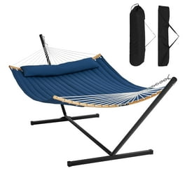 Regatta Stripe Classic 2 Person Hammock With Stand Regatta Stripe Classic 2 Person Hammock With Stand