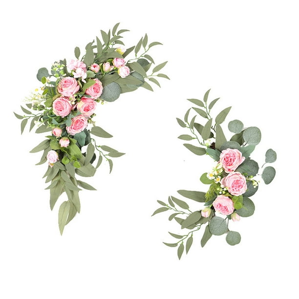 Artificial Wedding Arch Flowers Eucalyptus Leaves Rose Peony Floral