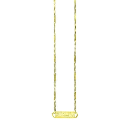 Silver Metal Eyeglasses - National Geographic Linked Eyeglasses Chain With Explorer Plaque In Goldtone