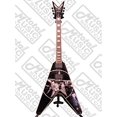 thumbnail image 4 of Dean Eric Peterson V Electric Guitar w/ Case & Free Strap, Skull Graphics, EPV  NS1, 4 of 11