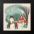 thumbnail image 2 of Penner, Janelle 15x15 Black Modern Framed Museum Art Print Titled - Winter Bliss III, 2 of 5