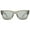 MEGA WAYFARER TRANSPARENT GREE, variant on Sunglasses Ray-Ban RB 880 S 664057 Transparent Brown Polar