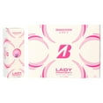 thumbnail image 2 of (2 pack) Bridgestone Lady Precept Pink Golf Balls, 12pk, 2 of 7