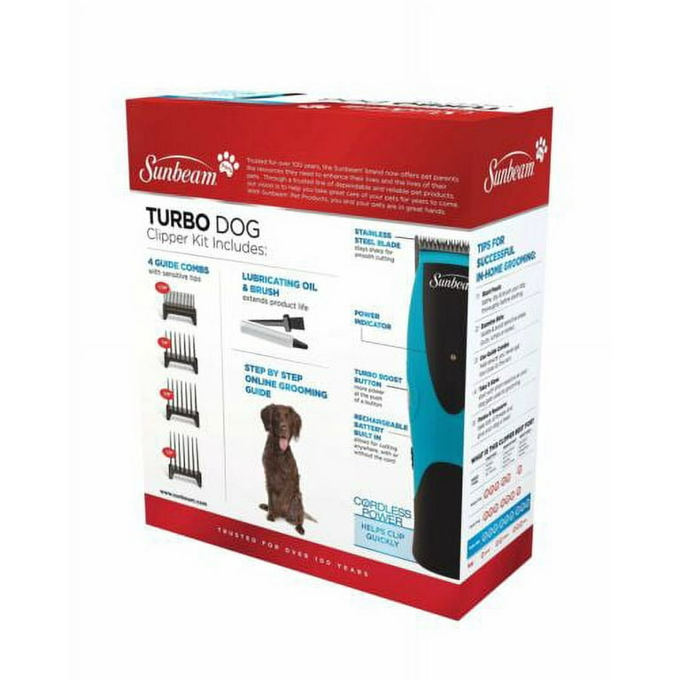 Sunbeam 078522-010-001 Turbo Dog Clipper Kit