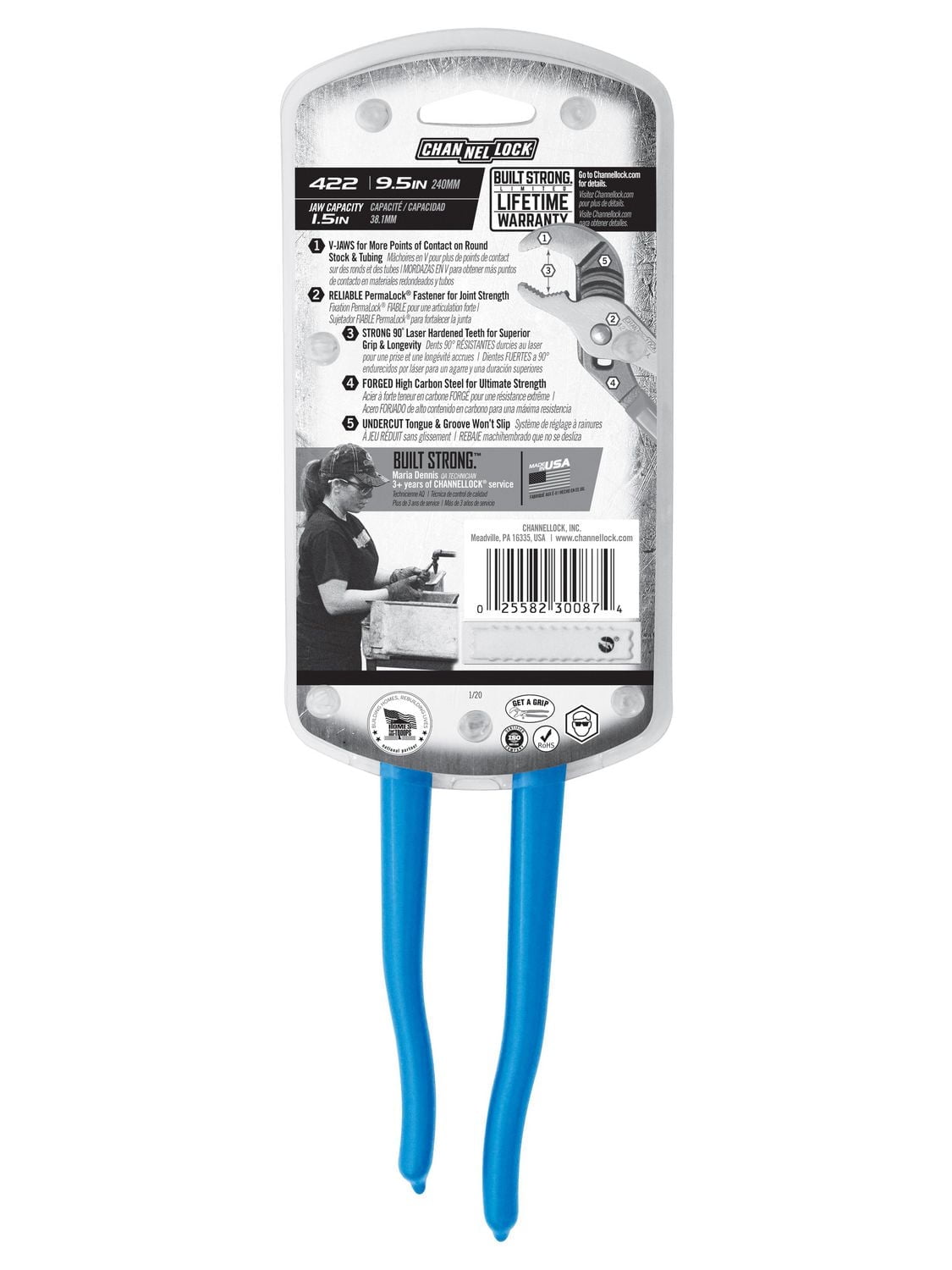 CHANNELLOCK 9.5" Tongue & Groove