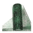 thumbnail image 2 of Cheers.US Halloween Glitter Tulle Rolls Spider Web Pattern Tulle Ribbon Pumpkin Bat Printed Tulle Rolls Shimmer Tulle Netting Roll for Wreath Making Supplies Halloween decoration-10Yard, 2 of 7