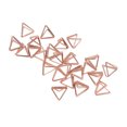 thumbnail image 4 of Card Clip Holder, Card Stand 24 Pcs Triangular Shape Exquisite Workmanship  For File Classification For Home For Office Rose Gold, 4 of 8