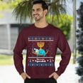 thumbnail image 3 of Christmas Sweatshirt, This Is My Pajamakah Funny Sloth Hanukkah Sweatshirt, Unique Hanukkah Holiday Jumper, Funny Jewish Festival Gift, 3 of 5