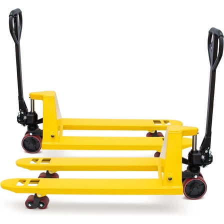 HPDMC Pallet Jack Truck 6,600 LBS Capacity, 48'' L x 27'' W Forks Manual Pallet Jack Truck, 2Pcs
