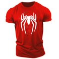 thumbnail image 3 of Camiseta holgada y cómoda para hombre y adulto, camisa de manga corta con cuello redondo, estampado de araña 2d, deportes de ocio al aire libre, moda de las cuatro estaciones, 3 of 4