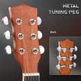 thumbnail image 4 of Ktaxon 41-Inch Full-Size Acoustic Electric Guitar with 10W Amp Bag Tuner and other Accessories Brown, 4 of 13