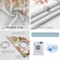 thumbnail image 4 of Orange Botanical Blackout Curtains for Bedroom/Living Room, Thermal Insulated Kitchen Curtains, Watercolor Leaf Fall Thanksgiving Grommet Darkening Window Treatment Drapes 42"x63"x2, 4 of 8