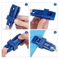 thumbnail image 4 of Unique Bargains 7mm Snap Tighten Sliding Lock Grip Awning Clamp Tarp Clips Blue 6 Pack, 4 of 5