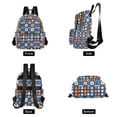thumbnail image 4 of FORMRS Mini Backpack Purse for Women Travel Daypack Casual Shoulder Bag, Modern Color Circle, 4 of 7