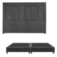 thumbnail image 2 of Box Base Cama King Size+Cabecera Davos Gris Carbon+Almohada 2Pack+Protector Cloud+Sabanas Softy+Edredon Homy, 2 of 8