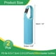 thumbnail image 2 of 2 piezas de funda para botella de agua de neopreno, bolsa de transporte aislante para botella de vidrio de 15.5-20oz, funda de botella de bebida colapsable con asa, azul, 2 of 7