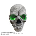 thumbnail image 3 of Realistic Skull Mask with Movable Jaw LED Light Up Skeleton Mask for Adults Teens Halloween Cosplay, 3 of 5