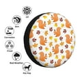 thumbnail image 4 of Sikiie Cartoon Squirrel PVC Leather Spare Tire Wheel Cover Spare Tire Cover, for Car Truck SUV Camper Trailer Universal Fit(14-17in)-17 inch, 4 of 6