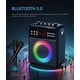 thumbnail image 2 of Máquina de karaoke portátil NBKLS con micrófono inalámbrico Bluetooth 2, 2 of 7