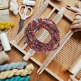 thumbnail image 4 of CTIRCHIU Multi Color Braided Cotton Macrame Rope for Home Decor and Wall Hanging 1Pack, 4 of 7