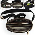 thumbnail image 4 of UTO Fanny Packs for Women Nylon Waterproof Waist Bag Purse Fashion Crossbody Belt Bag for Traveling(Black), 4 of 8