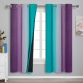 thumbnail image 1 of Cortina Estelar Textiler Ombre, color verde azulado, 107 x 183 cm, 1 of 9